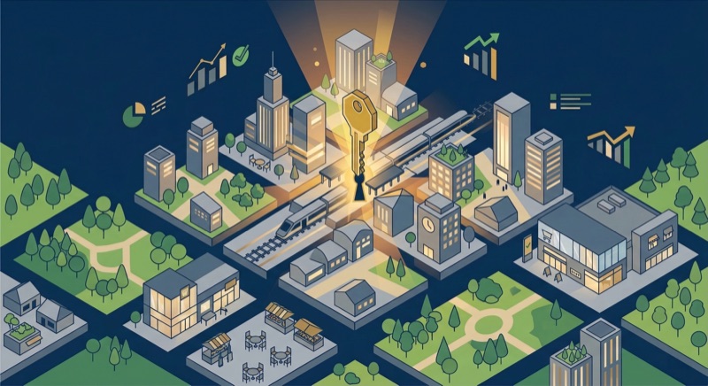 公司化後土地開發活化示意圖